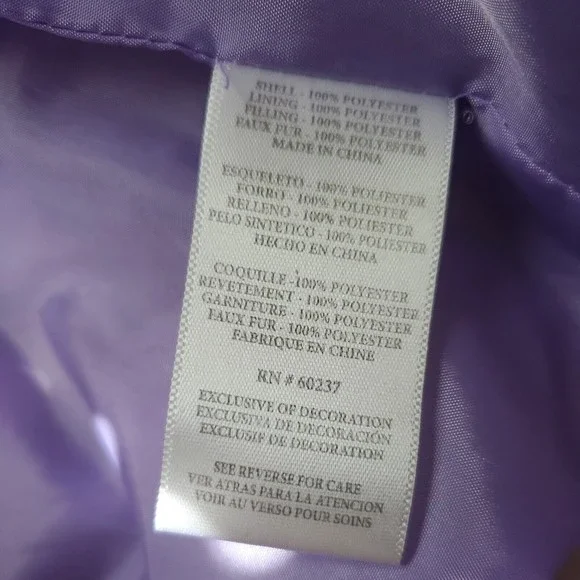 Timberland Girl 24M Puffer Puffy Jacket Coat & Ski Pants Purple Winter